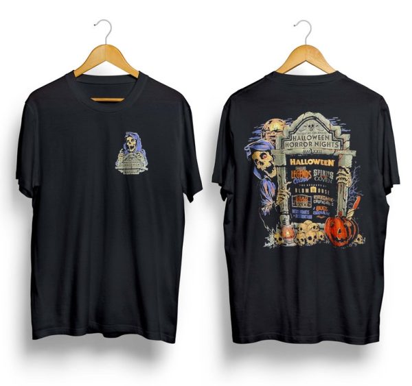 Halloween Horror Nights 2022 Blumhouse Shirt, Spirits Of The Coven House Legends Collide Horror Movie T-shirt