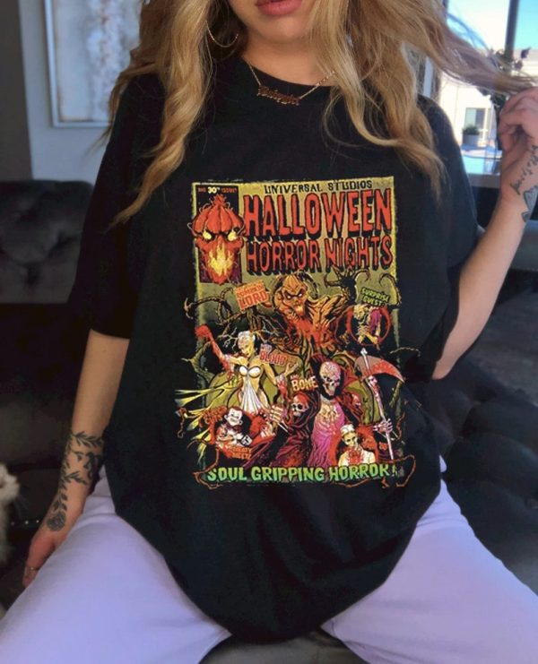 Halloween Horror Nights Soul Gripping Horror 2022 Shirt All Hail The Pumpkin Lord T Shirt
