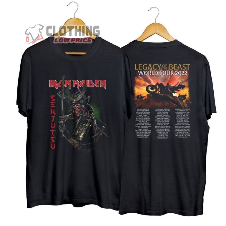 Iron Maiden The Future Past Tour 2023 Dates Merch, Iron Maiden Concert ...