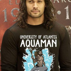 Jason Momoa University Of Atlantis Aquaman Swimming Team T-Shirt