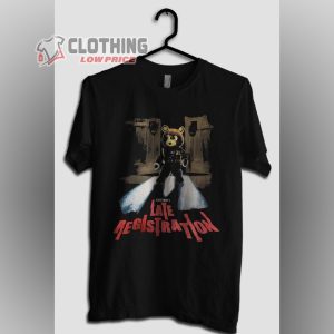 Kanye West Tour Merch Late Registration Kanye West Donda School T Shirt 2