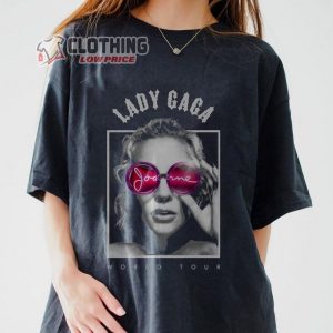 Lady Gaga Joanne World Tour Merch Lady Gaga Concert San Francisco T-Shirt