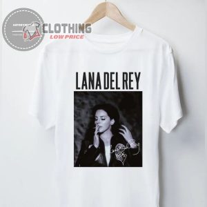 Lana Del Rey Cigarettes Black And White Shirt 2022 Lana Del Rey Albums T-Shirt
