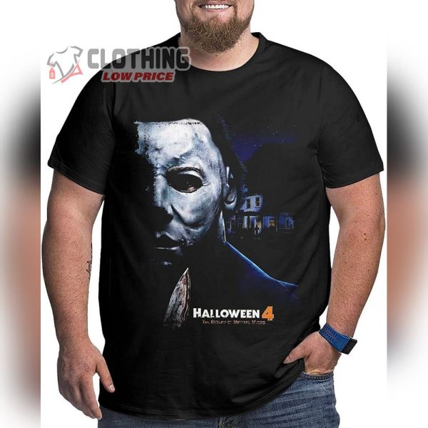 Michael Myers Big Size T-Shirt Halloween The Return Of Michael Myers T-Shirt
