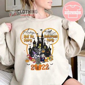 Mickeys Not So Scary Halloween Party 2022 Shirt, Mickey Mouse Halloween Decorations Costume T-Shirt