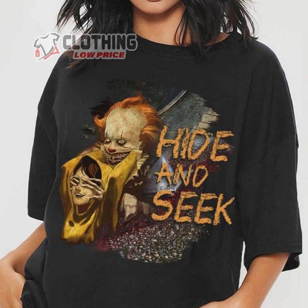 Pennywise Hide And See It Horror Movie Shirt, Jojo Siwa Pennywise Balloon Lamp Halloween T-Shirt