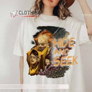 Pennywise Hide And See It Horror Movie Shirt Jojo Siwa Pennywise Balloon Lamp Halloween T Shirt 4