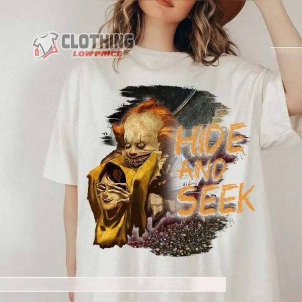 Pennywise Hide And See It Horror Movie Shirt, Jojo Siwa Pennywise Balloon Lamp Halloween T-Shirt