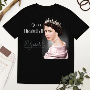 Rip Queen Elizabeth ii Signature Queen Elizabeth ii Reign 1956-2022 T-Shirt
