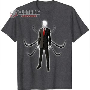 Slenderman Merch Halloween Horror T Shirt 2