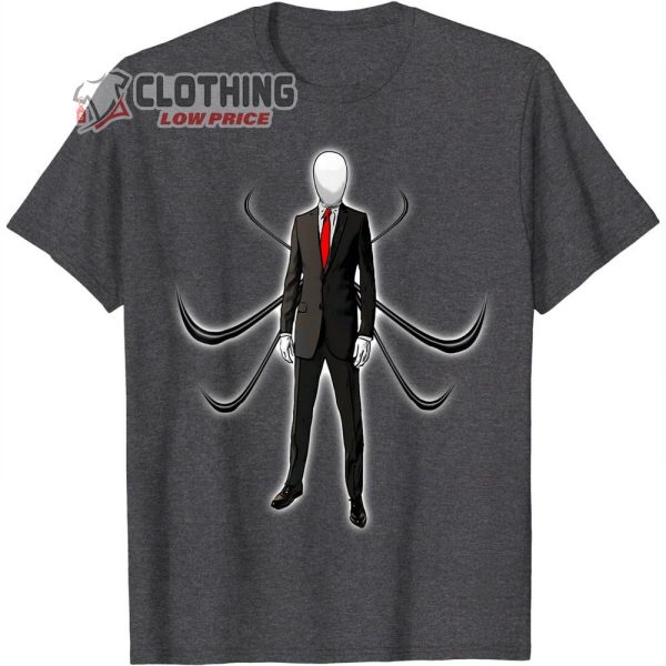 Slenderman Merch Halloween Horror T-Shirt