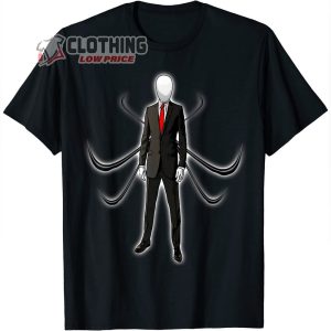 Slenderman Merch Halloween Horror T Shirt 3