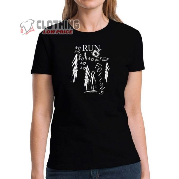 Slenderman Shirt Halloween 2022 Run T-Shirt