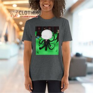 Slenderman Shirt Halloween Horror Night Creepy Pasta T-Shirt