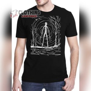 Slenderman Shirt Halloween In Ghost Forest T-Shirt New