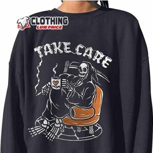 Take Care Day Of The Death Merch Halloween Horror Night 2022 Hoodie