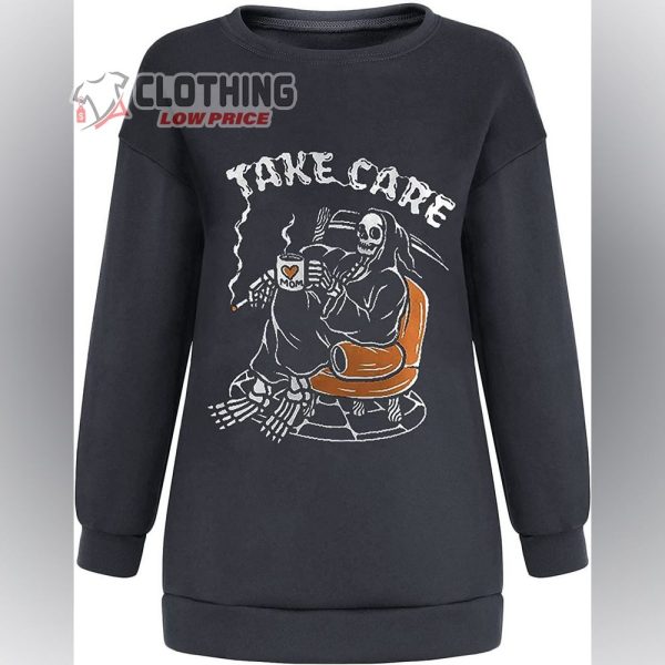 Take Care Day Of The Death Merch Halloween Horror Night 2022 Hoodie