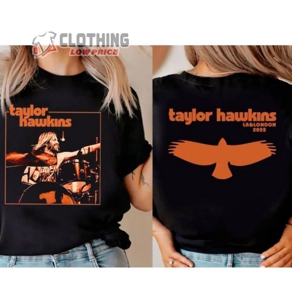 Taylor Hawkin Tribute Concert Wolfgang Van Halen Shirt Rip Taylor Hawkin Tour T-Shirt