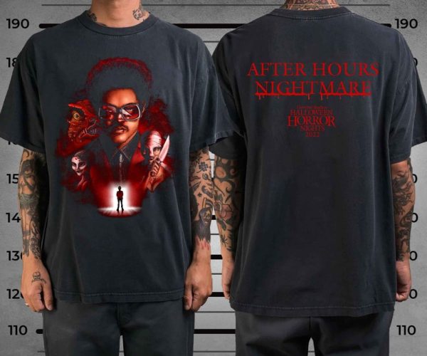 The Weeknd After Hours Nightmare Dates Merch Halloween Horror Nights 2022 T Shirt 1