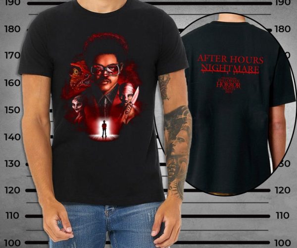 The Weeknd After Hours Nightmare Dates Merch Halloween Horror Nights 2022 T-Shirt