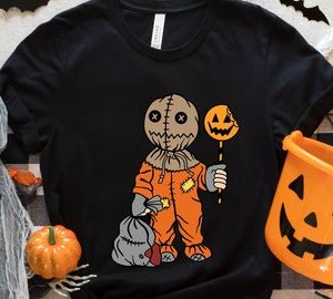 Trick R Treat Sam Bitten Lollipop Shirt Horror Movie Halloween Gifts T Shirt 1