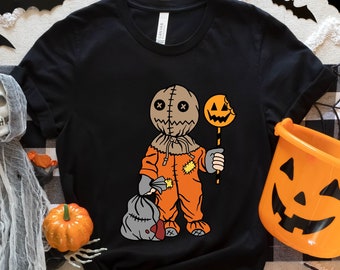 Trick R Treat Sam Bitten Lollipop Shirt, Horror Movie Halloween Gifts T-Shirt