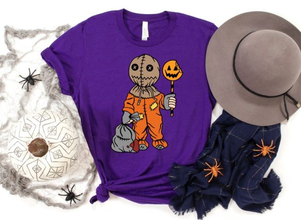 Trick R Treat Sam Bitten Lollipop Shirt, Horror Movie Halloween Gifts T-Shirt