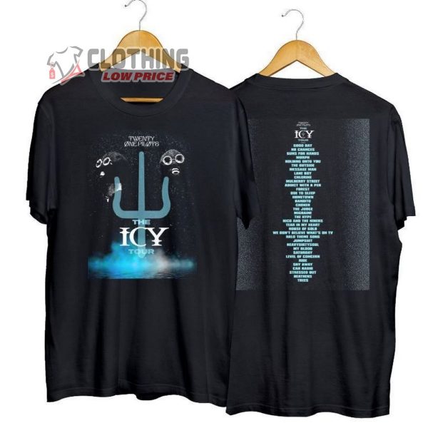 Twenty One Pilots ICY Tour Merch, Twenty One Pilots The ICY Tour 2022 Setlist Dallas St Louis T-Shirt