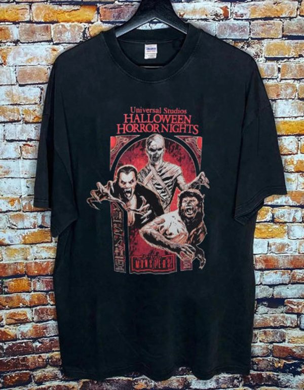 Universal Monsters Legends Collide Halloween Horror Nights 2022 T-Shirt