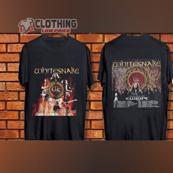 Whitesnake The Farewell Europe Tour 2022 Shirt, Whitesnake Yba Drummer T-Shirt