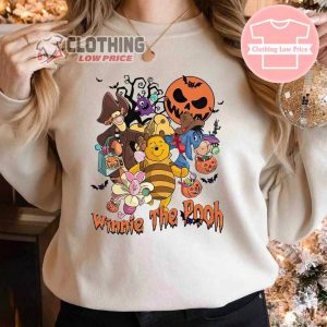 Winnie The Pooh Halloween Horror Shirt, Disney Winnie The Pooh Blood And Honey T-Shirt