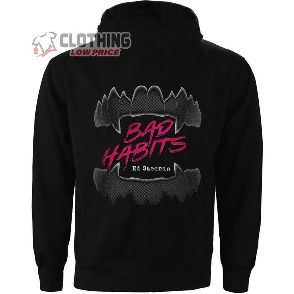 Ed Sheeran Bad Habits Merch, Ed Sheeran Song Shirt, Ed Sheeran World Tour Hoodie