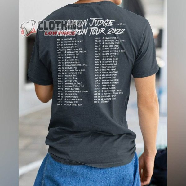 Aaron Judge Home Run Tour 2022 Shirt, 62 Aaron Judge Triple Crown Parents T-Shirt