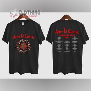 Alice In Chains Announces Summer 2022 Tour Merch, Alice In Chains Setlist 2022 T-Shirt