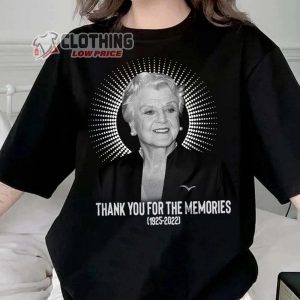 Angel Lansbury Death Cause Age 96 Shirt, Rip Angel Lansbury Thank You For The Memories 1925-2022 T-Shirt