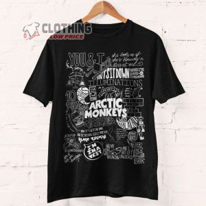 Arctic Monkey Tour 2023 Merch Arctic Music And Lover Monkeys T Shirt 2
