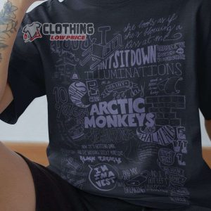 Arctic Monkey Tour 2023 Merch Arctic Music And Lover Monkeys T Shirt