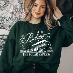 Believe Polar Express Christmas Merch Christmas Express Sweatshirt 2