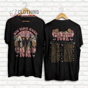 Big Time Rush Worldwide Tour Merch 2022 BTR Concert 2022 Songs Logan Boyfriend T Shirt 2