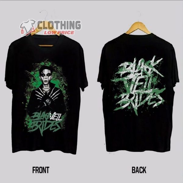 Black Veil Brides Trinity Of Terror Tour Setlist 2022 Merch, Black Veil Brides Las Vegas Mexico Toronto New York Shirt