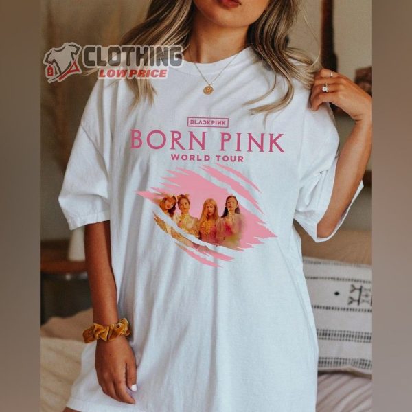 Blackpink Born Pink World Tour 2022-2023 Merch, Blackpink Concert Atlanta Hamilton Chicago London Paris T-Shirt