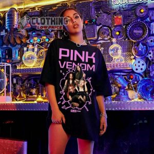 Blackpink Pink Venom Lyrics Album Shirt, Blackpink Born Pink World Tour 2022-2023 Dallas Houston London Merch