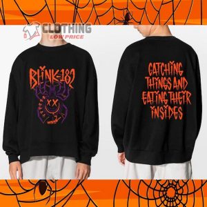 Blink-182 Halloween 2022 Merch, Blink 182 Catching Things And Eating Their Insides T-Shirt