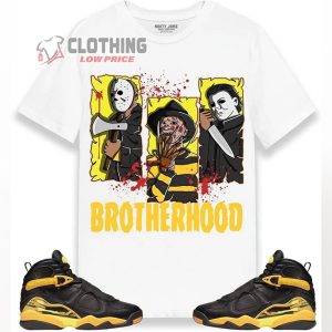 Brotherhood Jason and Michael Myers Freddy Krueger Halloween Horror Shirt 2