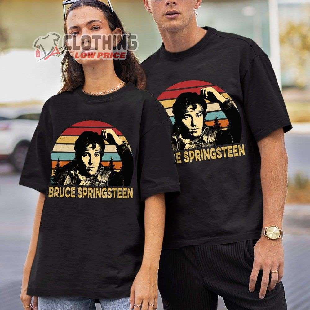 social sfærisk mareridt Bruce Springsteen Tour 2023 Ticket Merch, Bruce Springsteen Tour 2023 Europe  UK T-Shirt - ClothingLowPrice