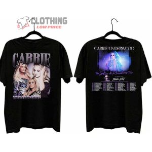 Carrie Underwood Denim & Rhinestones Tour 2022 Merch, Carrie Underwood Setlist, Carrie Underwood Las Vegas T-Shirt