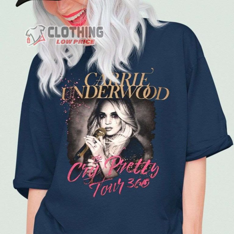 Carrie Underwood Denim And Rhinestones Tour 2022 Merch, Carrie