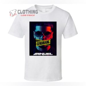 Censuarado Anuel Merch, Anuel Aa Rapper HipHop Never Die World Tuor Shirt