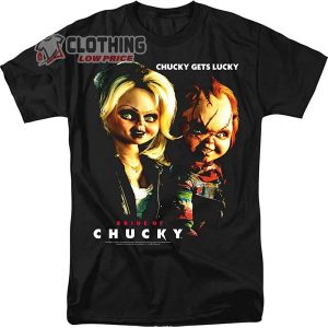 Chucky Shirt Bride Of Chucky Get Lucky Chucky Series Cast T-Shirt