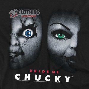 Chucky Shirt Trevco Bride Of Chucky Happy Halloween T-Shirt